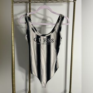 Guess Originals b&w striped bodysuit